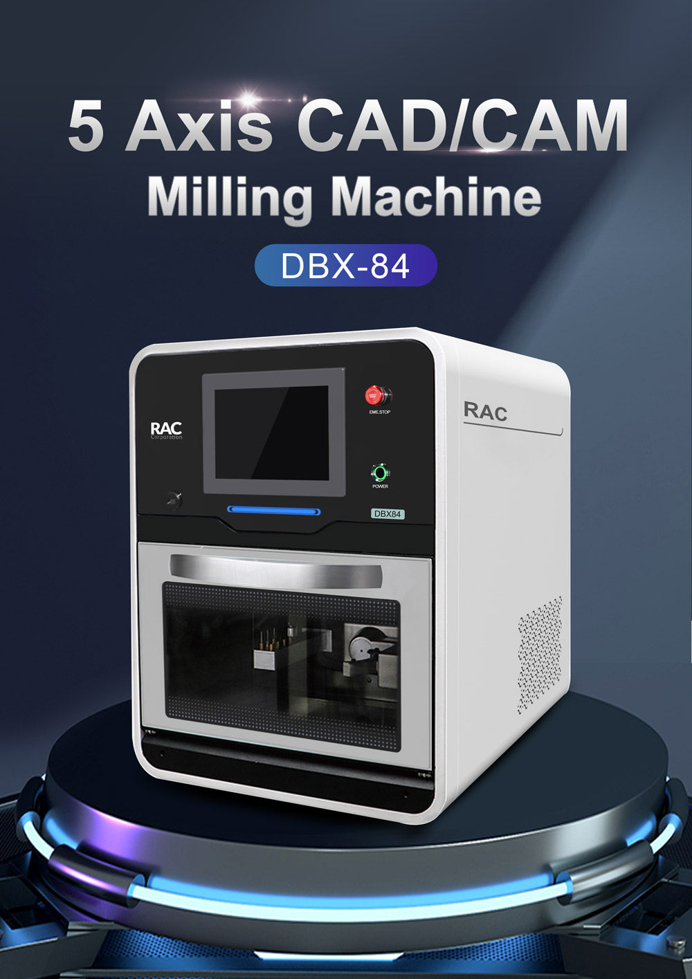 5 axis CAD/CAM Milling Machine – RAC Corp